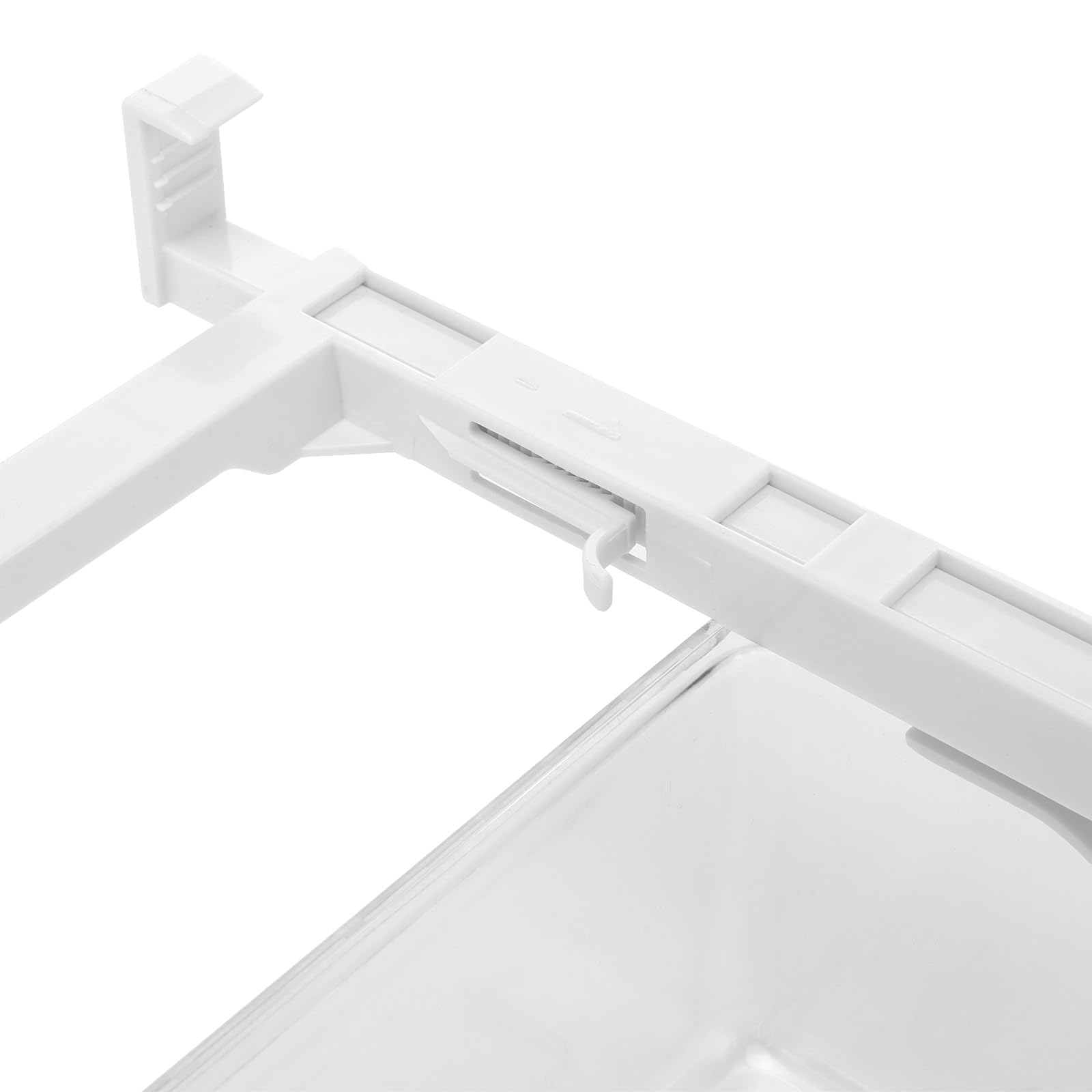 2 Organizer per Frigorifero, Cassetto, 30,5 x 19,8 x 9,5 cm, Trasparente