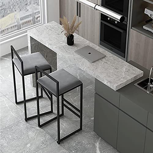 Tabourets de bar cuisine de style industriel hauteur assise 65 cm confort