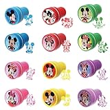 ディズニー ミッキー&ミニー disney ミニ スタンプ インク入り 全12種類セット