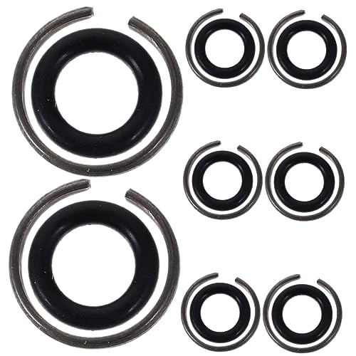 FUNOMOCYA 8-piece Impact Wrench Retaining Ring Set Socket Wrench Retainer Ring Clips for Electric Impact