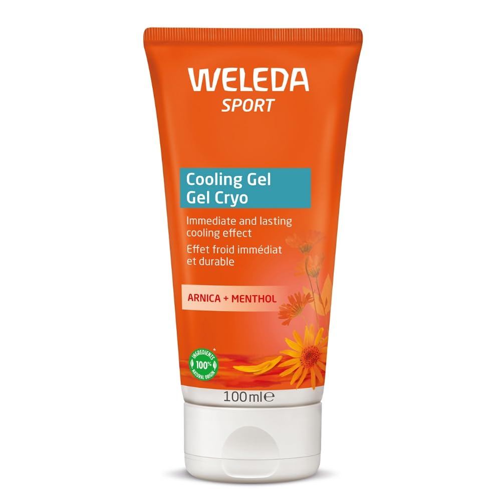 Weleda Arnica Sport Cooling Gel with Menthol for Muscle Recovery, 100 mL