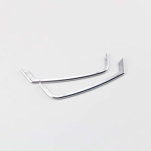 Miniatura 7 de YIWANG Tiras de decoración de altavoz de puerta de automóvil ABS cromadas 2 piezas para BMW Serie 5 F10 F11 2011-2017 Accesorios (2014-2017)