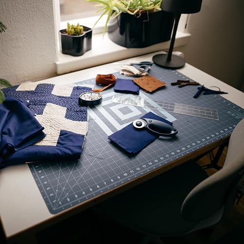 image for Fiskars Self Healing Cutting Mat with Grid for Sewing, Quilting, and C