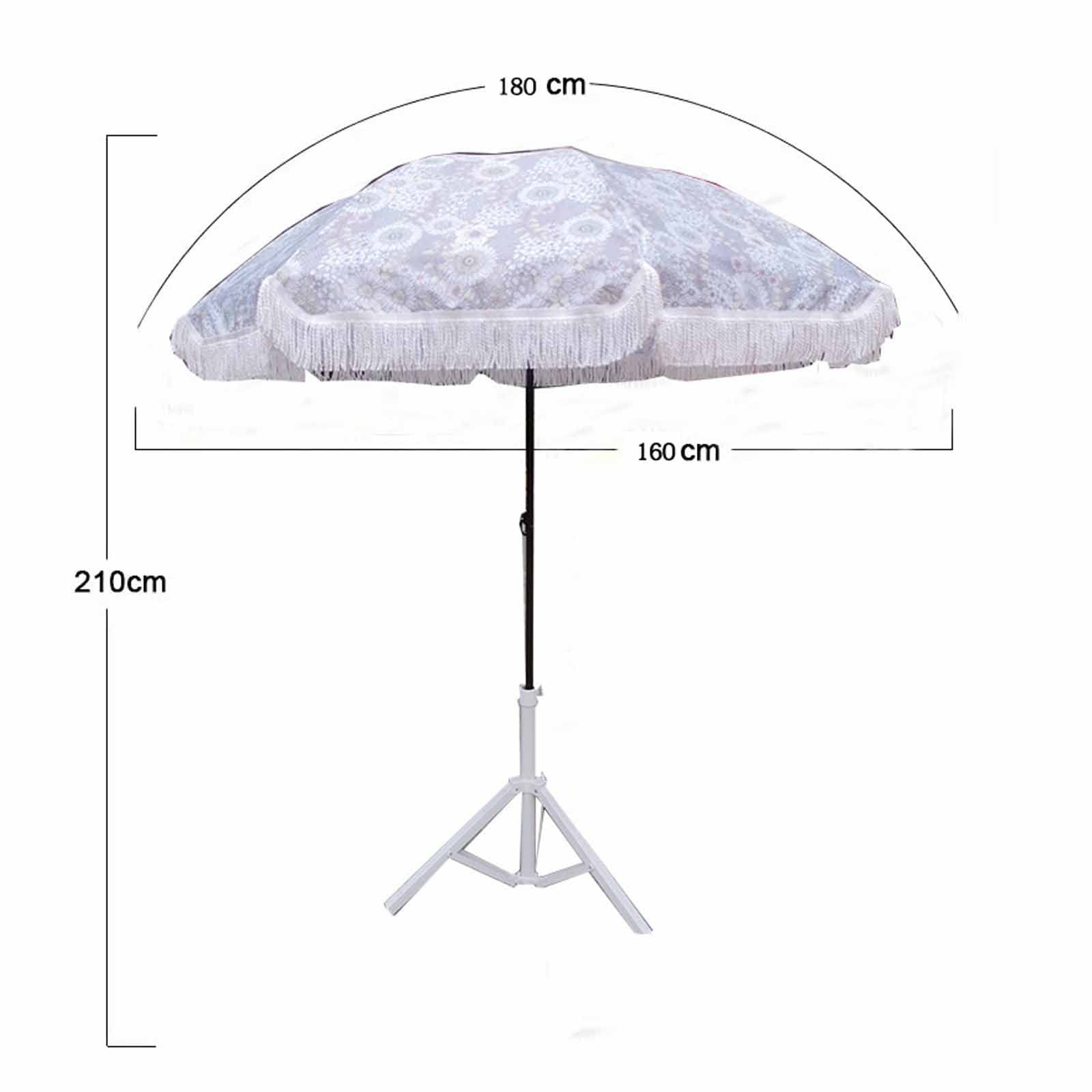 Parasole, Parasole Ogrodowe, Parasole Plażowe, Parasole, Parasole Kempingowe, Parasole Plażowe Z Frędzlami,Wit