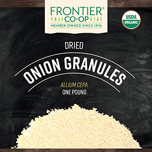 Frontier Co-Op Organic White Onion Granules 1Lb #TOP1