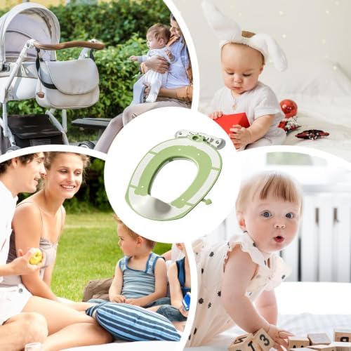 Foldable Potty Training Toilet Seat - Anti-Slip Universal todler Cover - 2