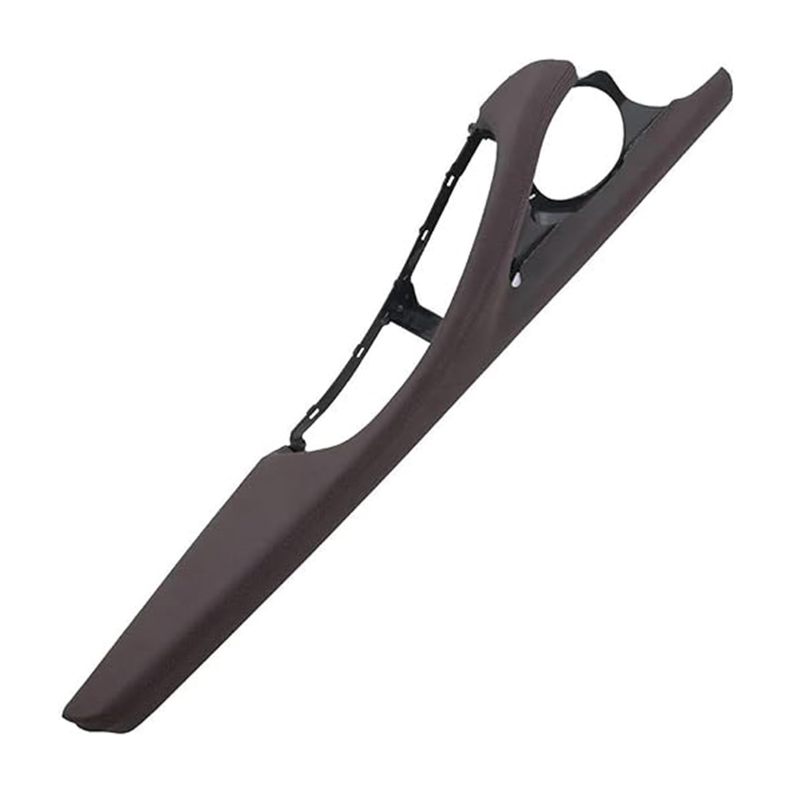 FANGZIQF Inner Door Pull Handles for 5 Series F10 F11 F18 520 523 525 528 530 535 Left Right Driver Side Leather Outer Frame Support(Moka,Left)