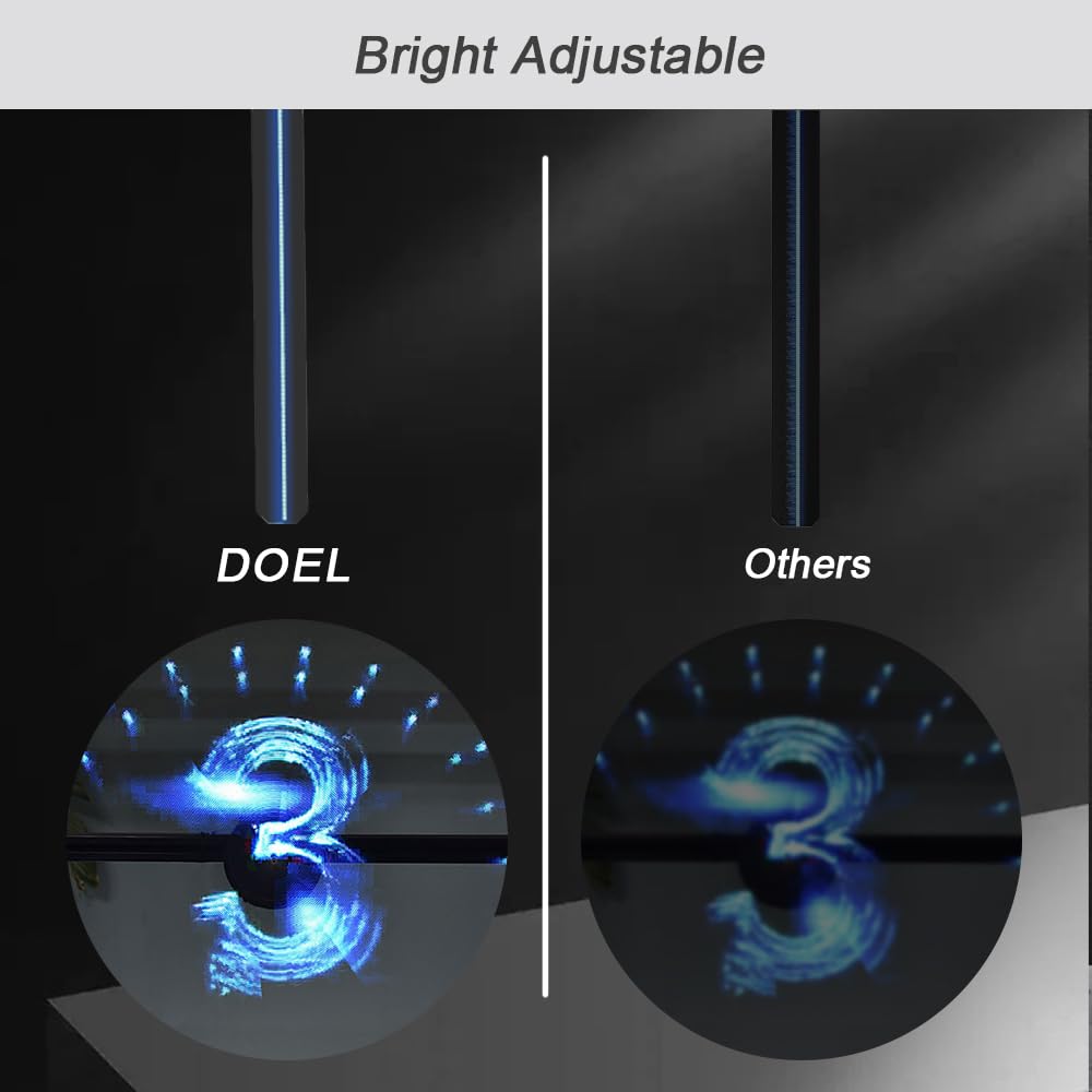 3D Holographic Bluetooth Speaker With Floating Lyrics, Bluetooth 5.3 HiFi Sound, 1080P HD Imaging For Home Theater, Party Advertising Player - View #10