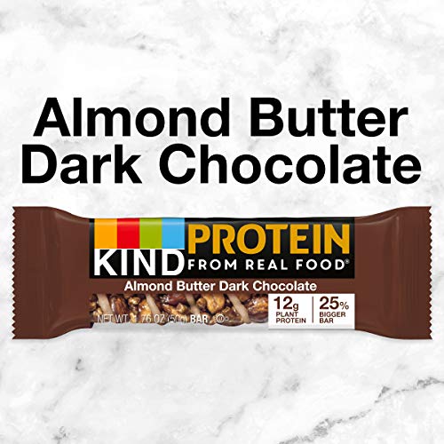 Image of KIND Protein Bars, Almond Butter Dark Chocolate, Gluten Free, 12g Protein