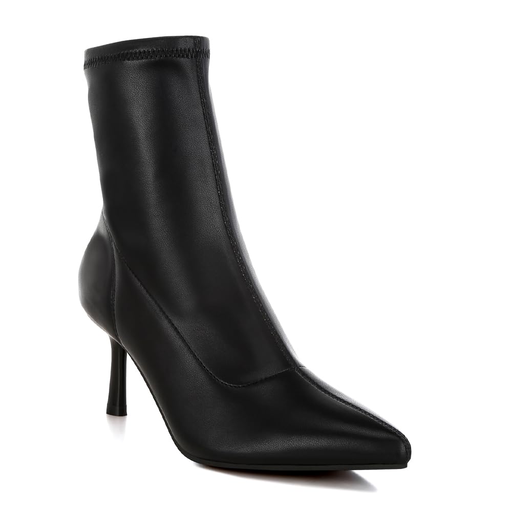 London Rag Pumila Stiletto Heel Sock Boots