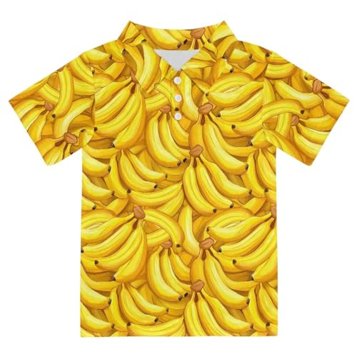 Boys Golf Polo Shirts Short Sleeve Summer Casual Active Tops for Kids