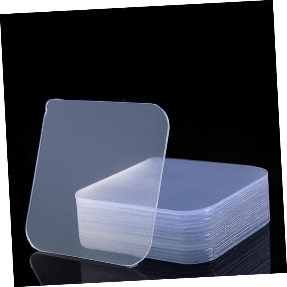 LALAFINA 200stücke Doppelseitige Nano Klebepads Transparent Wiederverwendbar Für Badezimmer Küche Auto Und Mehr Spurlos Ablösbar