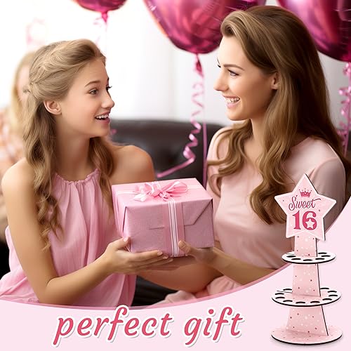 Xylolfsty Sweet 16th Birthday Money Holder Money Card for Cash Gifts for Her DIY Happy Birthday Money Gifts Idea for Girls Daughter Granddaughter Friends Party Favors4