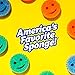 Scrub Daddy Sponge Daddy - Scratch-Free Multipurpose Dish Sponge - BPA Free & Made with Polymer Foam - Stain & Odor Resistant Kitchen Sponge (4 Count)