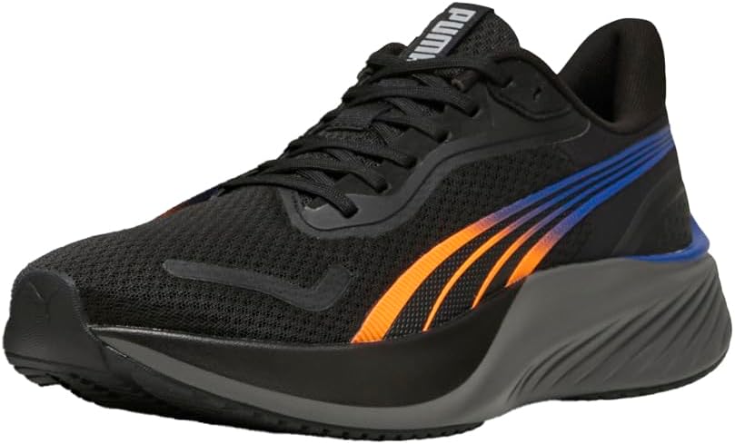 PUMA Mens Pounce Lite Lace Up Sneakers Shoes Casual - Black
