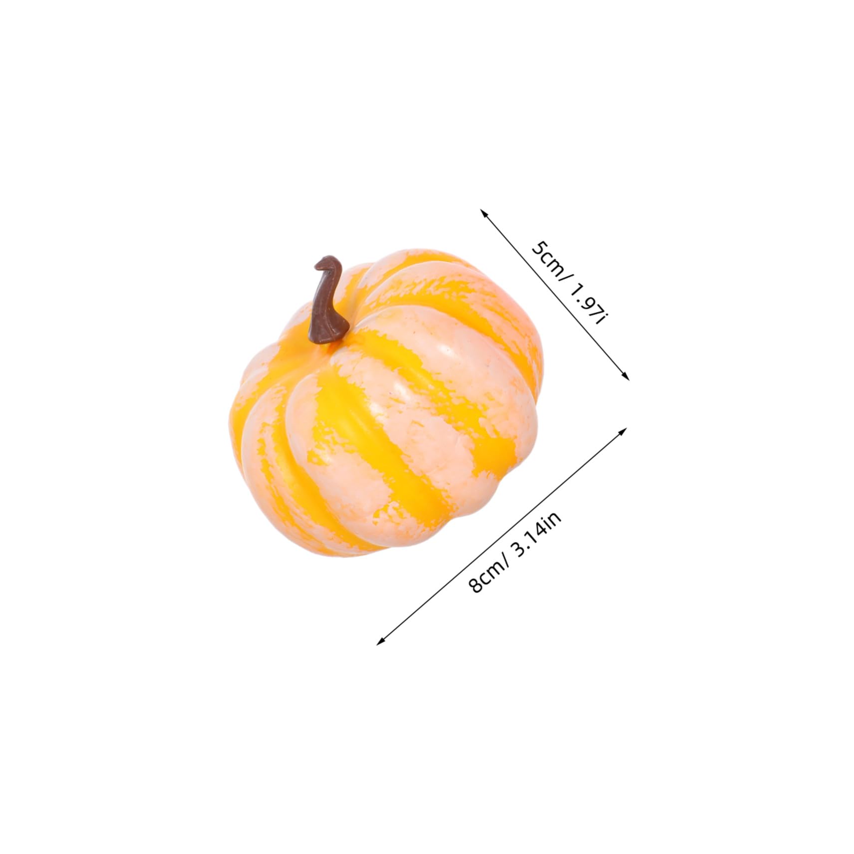SOIMISS 24stücke Schaumstoff-kürbisse Für Herbstdekoration Lifelike Kunst-kürbisse Für Halloween Thanksgiving Und Herbstliche Festlichkeiten Für Tisch Garten Und Kreative