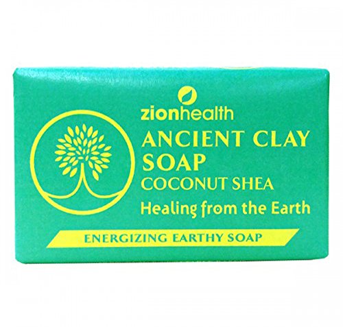 Zion Health Coconut Shea Ancient Clay Natural Soap Bar, 6 Oz image 2