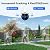 Hiseeu 330° View 4K 8MP PoE PTZ Security Camera Outdoor, Home Security Cameras, 2 Way Audio, Spotlight&Sound Alarm,Color Night Vision, Human&Vehicle Detect, Remote Access