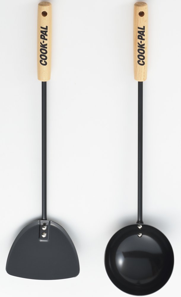 Amazon｜ヨシカワ(Yoshikawa) 日本製 おたま ブラック 40.8cm