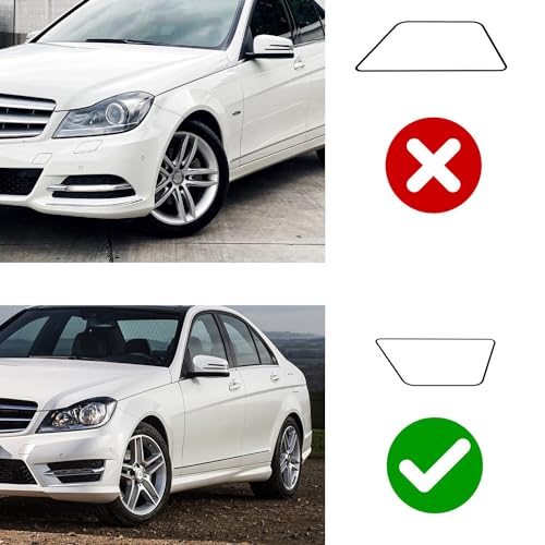 Luces Diurnas LED Xenón Blancas para Mercedes W204 2011-2014 miniatura 2