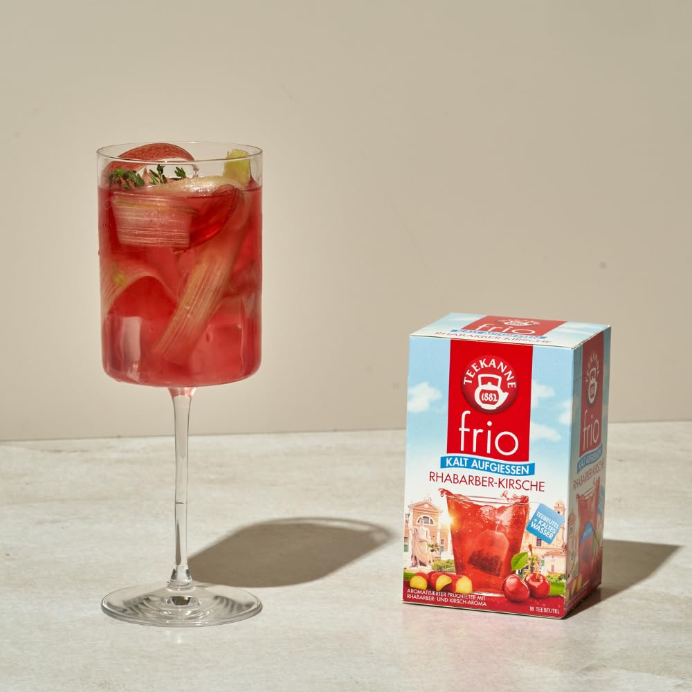 frio Rharbarber-Kirsche 10 Packungen à 18 Beutel, 450g