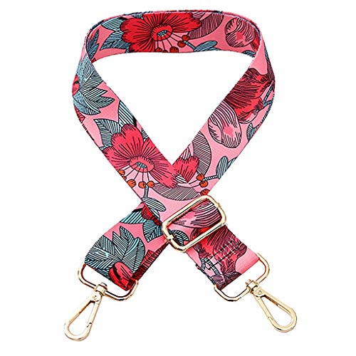 Kloware 31.5-55.1 Inch 1.5'' Wide Shoulder Strap Adjustable Replacement Belts Crossbody Canvas Bag Handbag Straps - Red