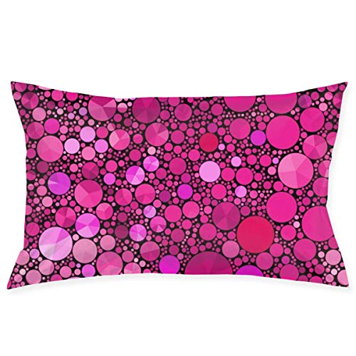 goodshop1988 Funda de Almohada Joyas Just Rubies Funda de Almohada Decorativa Suave y acogedora, Tamaño estándar 20"x30 con Cremallera Oculta