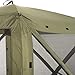 CLAM Pop Up Screen Tent, Outdoor Camping Gazebo Canopy, Traveler, 6' x 6', Green