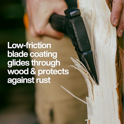 Image of Fiskars X18 Universal Axe 17.5 inch, Forged Steel Blade for Chopping Kindling & General Yard Maintenance, Ergonomic Curved FiberComp Handle & Low-Friction Coating for Clean Cuts in Fresh Wood