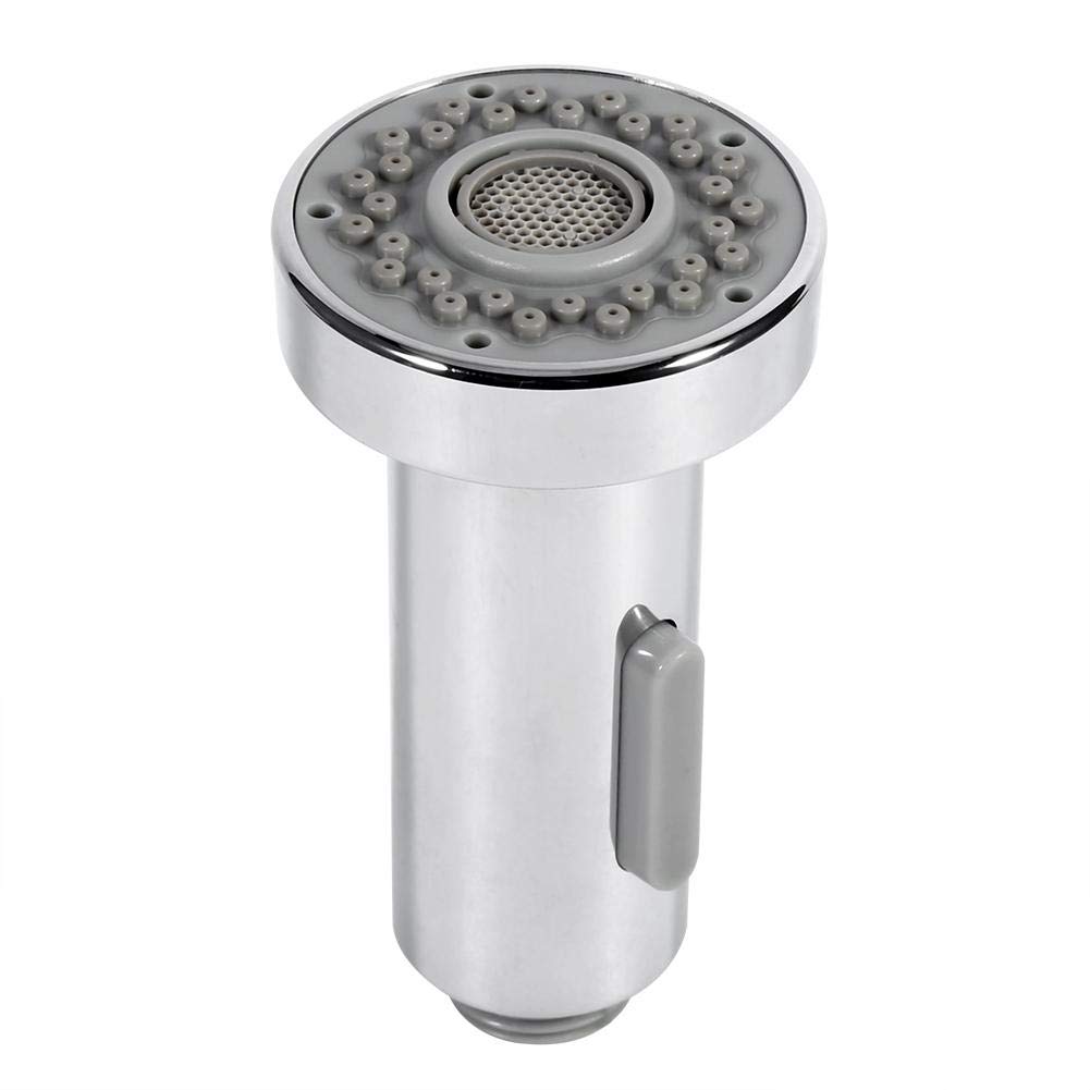 Taidda Silver Kitchen Pull Down Spray Shower Head, Dual-Mode Replacement Home Kitchen Faucet Spray Shower Head Durable
