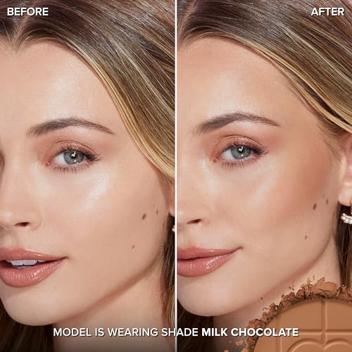 Image of Too Faced Chocolate Soleil Matte Blurring Bronzer | Matte Bronzer Powder that Mimics Natural Skin for Blurred Sun-Kissed Effect