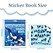 3PCS Sticker Paint Number Books Crafts for Kids Ages 4-8,8-12 Animal Dinosaur Ocean Sticker Book Stickers for Kids Boys Girl Adults for Birthday Party Favors Gift Travel Toy Daycare Activity