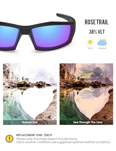 Image of BLAZERBUCK Anti-salt Polarized Replacement Lenses for Oakley Canteen 2006 Sunglass