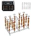 Produktbild Latierra Edelstahl Spießständer, BBQ-Rack mit 14 Spießen für Ninja Foodi Heißluftfritteuse AF300EU, AF400EU, Dual Zone airfryer 7,6L-9,5L, Zubehör für Heißluftfritteusen