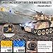 Supdex 1:18 RC Tank, 2.4Ghz Russian T-90 Remote Control Tank Model Toy That Shoots BBS and Water Bombs, Army Toys with Smoke, Sound, Recoil, Military RC Vehicle for Adults and Kids 6+ Year Old