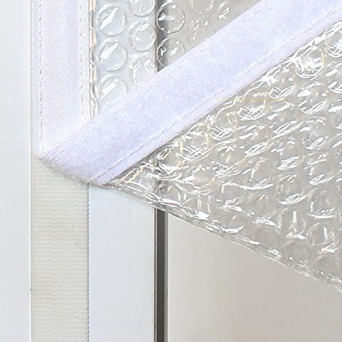 Cortina con aislamiento térmico ventanas kit antifrío resistente viento 3