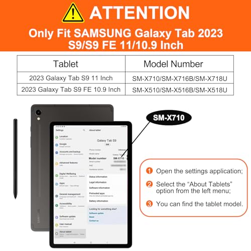 Housse Samsung Galaxy Tab S9 FE marron, l'accessoire idéal de votre bureau au café