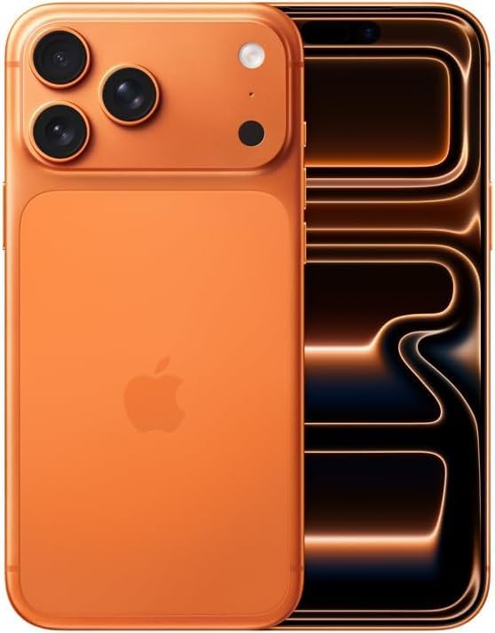 Image of Apple iPhone 17 Pro Max, US Version, 1TB, eSIM, Cosmic Orange - Unlocked (Renewed Premium)