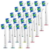 Generic Oral B Braun Compatible Electric Toothbrush Replacement Heads Brushes, 20 Pack of Brush Heads