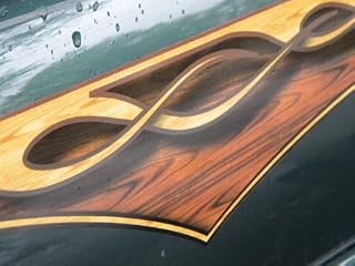 Wood Panel Flame Decals