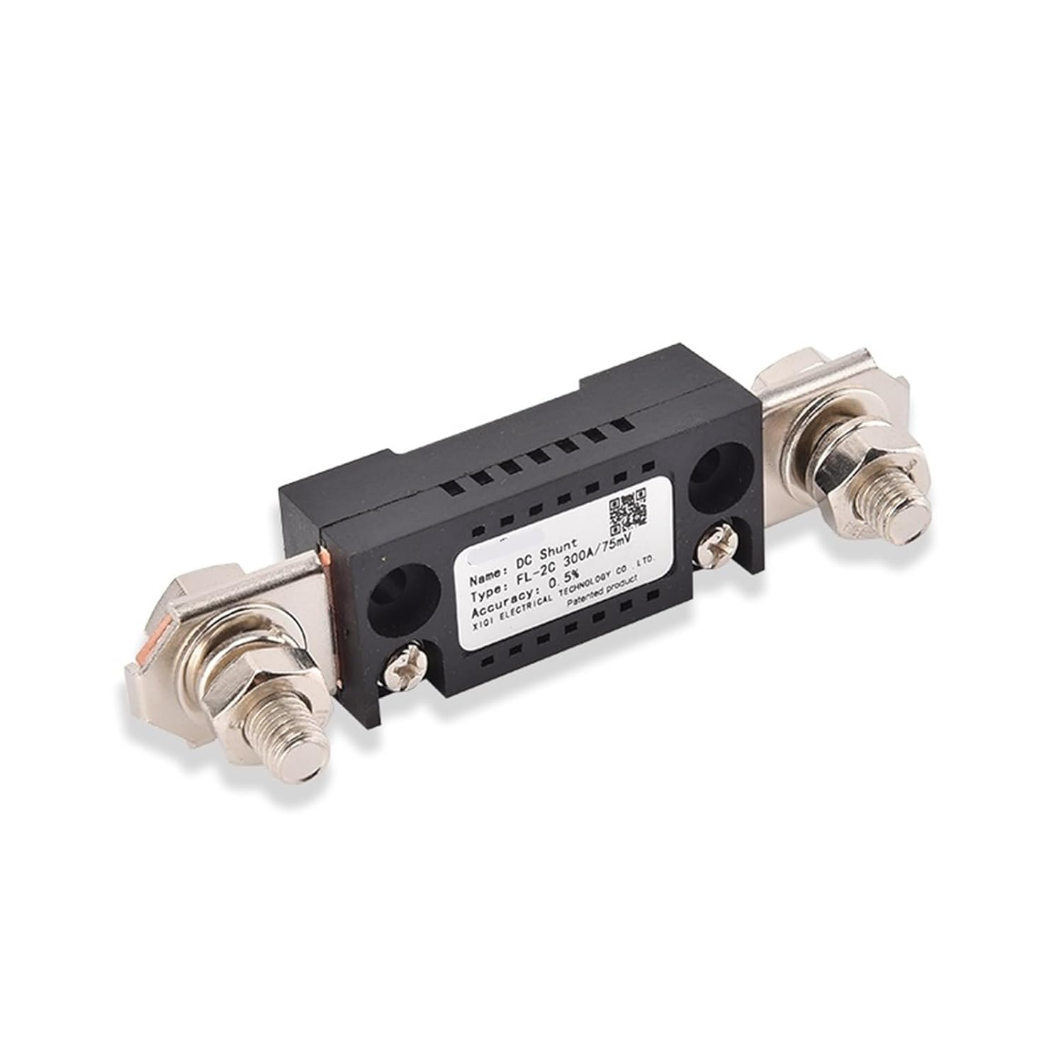 FL-2C Shunt 10A 20A 50A 100A 150A 200A 300A 400A 500A 600A 750A 75mV DC Manufacturer with Base Ammeter Current Shunt Resistor 1Pcs(300A)