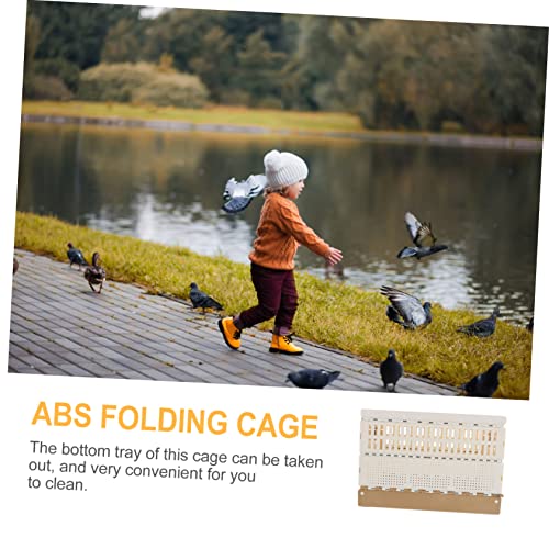 Image of Foldable Pigeon Cage Portable Pigeon Domestication Transportation Bird Cage for Resting and Travel for Racing Pigeons and Easy to Clean
