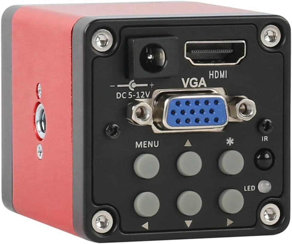 Lab Microscope Replacement Parts 1080P 14MP HDMI VGA Digital Video Microscope Camera 130X Zoom Lens