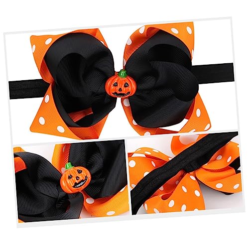 Toyvian 2pcs Halloween Headbands Elastic Hairbands with Adorable Themed Design for Newborns Comfortable Stretch Headdress Gift2