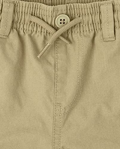The Children's Place Baby Boys And Toddler Pull On Slim Cargo Pants, Flax Single, 6-9 Months Us #TOP1