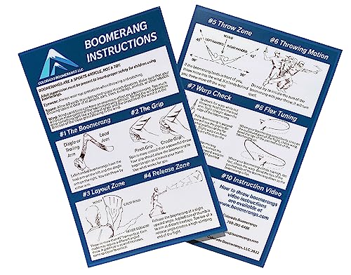 Glow in The Dark Lightning Boomerangs with Boomerang Booklet! - Thumbnail 3