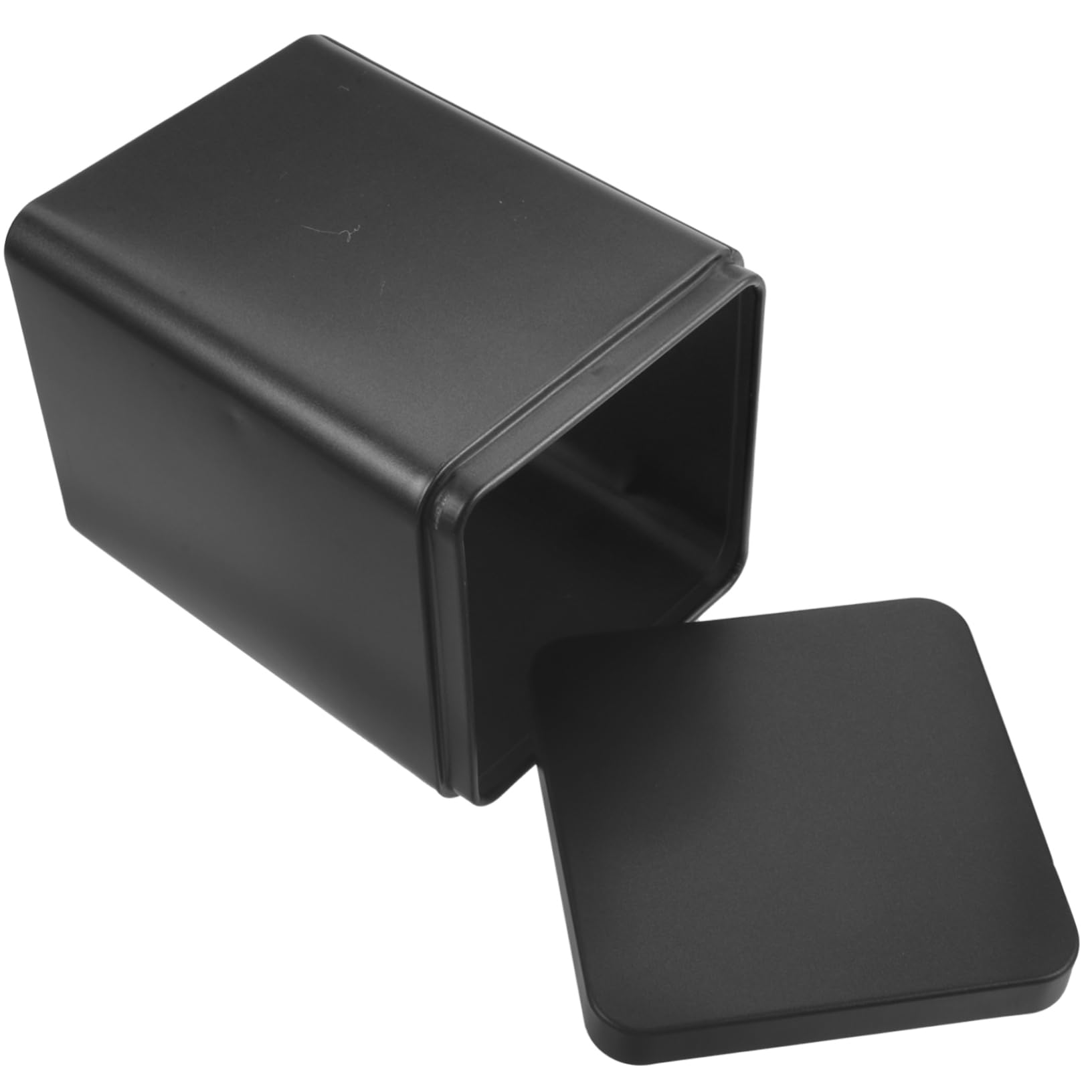 Cabilock Square Tea Storage Canister Airtight Cube Box for Loose Tea Sugar and Crafts Material
