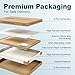 ARIEL 72 x 30 x 1 Hevea Spice Finished Solid Wood Table Top, Premium Desktop for Standing/Adjustable Desk/Office Tabletop/Gaming Desk/Kitchen Countertop