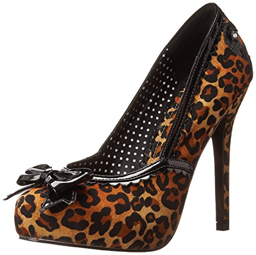 Bettie Page Women's BP517-Ginger Platform Pump