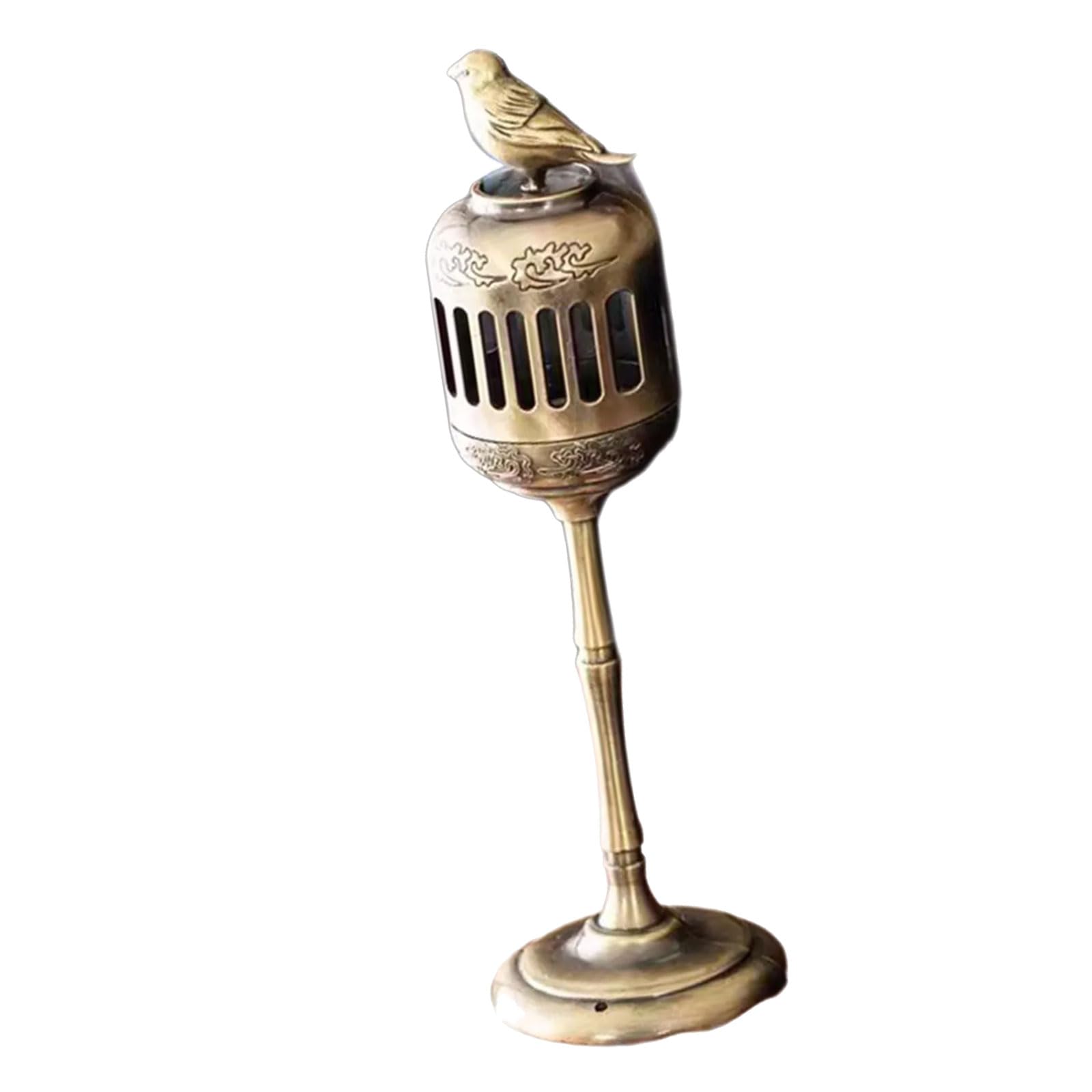 Carotoe Golden Magpie Auspic Antique Bronze Incenses Holder Stove, Alloy Fragrances Diffuser For Relaxation Meditations Antique Censer